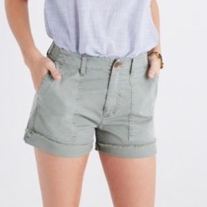 Madewell Garment Dye High Waist Shorts